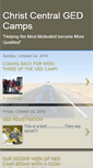 Mobile Screenshot of christcentralgedcamps.blogspot.com