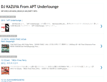 Tablet Screenshot of djkazuya.blogspot.com