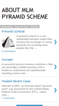 Mobile Screenshot of mlm-pyramid-scheme.blogspot.com