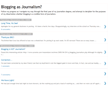 Tablet Screenshot of bloggingasjournalism.blogspot.com