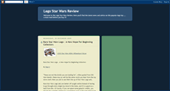 Desktop Screenshot of lego-star-wars-reviews.blogspot.com