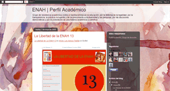 Desktop Screenshot of enahperfilacademico.blogspot.com