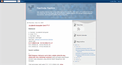 Desktop Screenshot of haslindahashimblog.blogspot.com