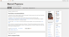 Desktop Screenshot of mdpopescu.blogspot.com