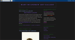 Desktop Screenshot of marymcandrewartgallery.blogspot.com