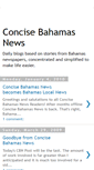 Mobile Screenshot of concisebahamasnews.blogspot.com
