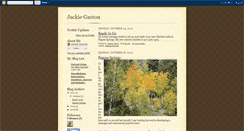 Desktop Screenshot of jackiegaston.blogspot.com