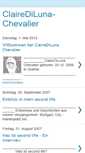 Mobile Screenshot of clairediluna-chevalier.blogspot.com