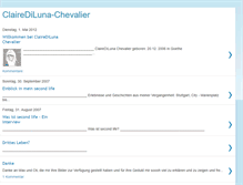 Tablet Screenshot of clairediluna-chevalier.blogspot.com