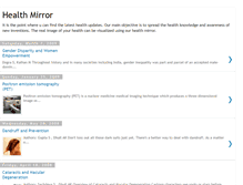 Tablet Screenshot of healthmirror.blogspot.com