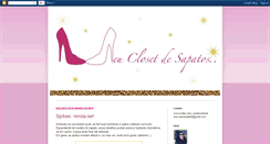 Desktop Screenshot of meuclosetdesapatos.blogspot.com