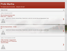 Tablet Screenshot of profemartha.blogspot.com