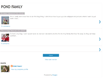 Tablet Screenshot of amberpondfamily.blogspot.com
