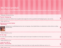 Tablet Screenshot of mypinkcurveball.blogspot.com