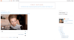 Desktop Screenshot of chicsavage.blogspot.com