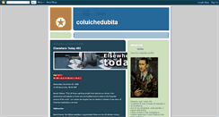 Desktop Screenshot of coluichedubita.blogspot.com