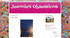 Desktop Screenshot of jeanniesobsessions.blogspot.com