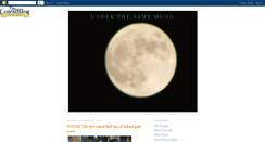 Desktop Screenshot of allunderthesamemoon.blogspot.com