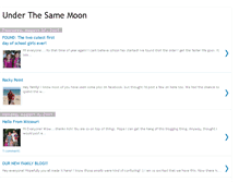 Tablet Screenshot of allunderthesamemoon.blogspot.com