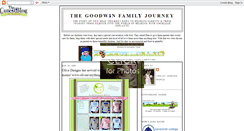 Desktop Screenshot of goodwinfamilyjourney.blogspot.com