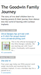Mobile Screenshot of goodwinfamilyjourney.blogspot.com