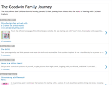 Tablet Screenshot of goodwinfamilyjourney.blogspot.com