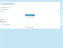 Tablet Screenshot of mundodefilme.blogspot.com