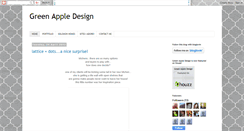 Desktop Screenshot of greenappledesign.blogspot.com
