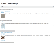 Tablet Screenshot of greenappledesign.blogspot.com