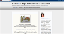 Desktop Screenshot of namaskaryogasaskatoon.blogspot.com