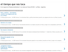 Tablet Screenshot of eltiempoquenostoca.blogspot.com