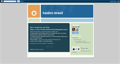 Desktop Screenshot of hasbrobrasil.blogspot.com
