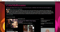 Desktop Screenshot of colormeroxanne.blogspot.com