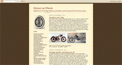 Desktop Screenshot of historyonwheels.blogspot.com