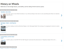 Tablet Screenshot of historyonwheels.blogspot.com