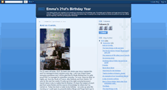 Desktop Screenshot of emmas21stbirthdayyear.blogspot.com