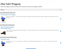Tablet Screenshot of obatsakitpinggang77.blogspot.com