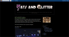 Desktop Screenshot of catsandglitter.blogspot.com