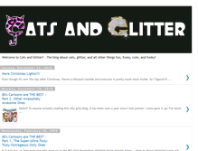 Tablet Screenshot of catsandglitter.blogspot.com