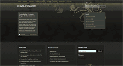 Desktop Screenshot of dunia-ekonomi.blogspot.com