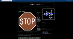 Desktop Screenshot of dirtythirtyhockey.blogspot.com