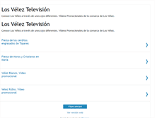 Tablet Screenshot of losveleztv.blogspot.com