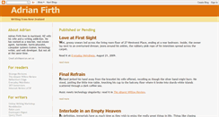 Desktop Screenshot of adrianfirth.blogspot.com