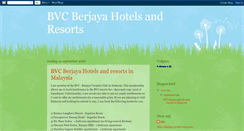 Desktop Screenshot of bvcberjayahotels.blogspot.com