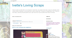 Desktop Screenshot of ivetteslovingscraps.blogspot.com