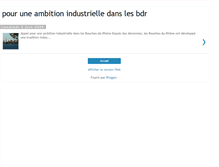 Tablet Screenshot of pouruneambitionindustrielledanslesbdr.blogspot.com