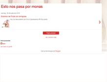 Tablet Screenshot of estonospasapormonas.blogspot.com