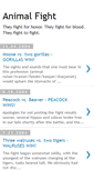 Mobile Screenshot of animalfight.blogspot.com