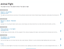 Tablet Screenshot of animalfight.blogspot.com