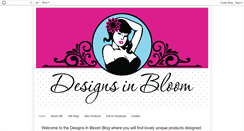 Desktop Screenshot of designsinblooms.blogspot.com